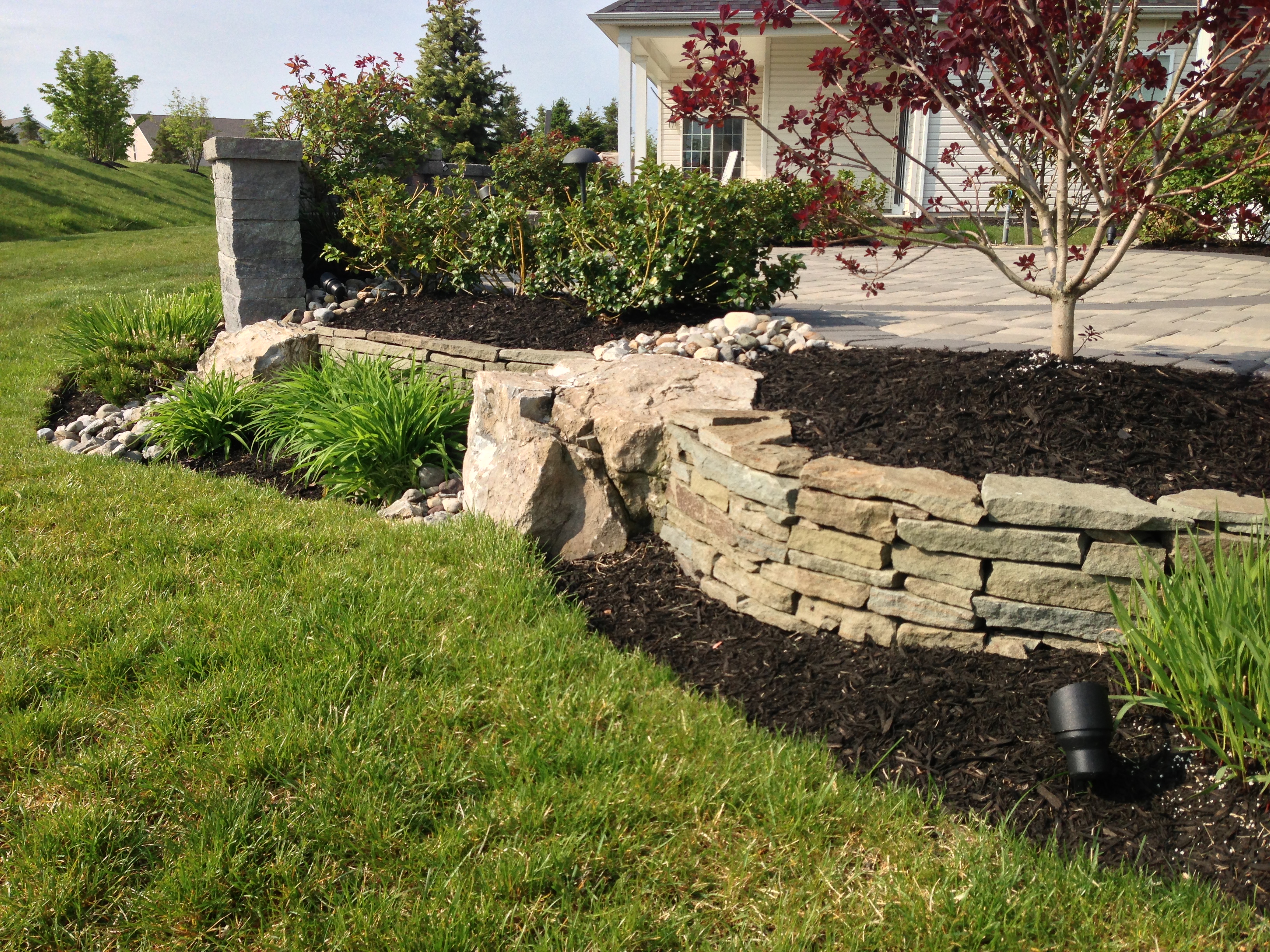 BOULDER AND FIELD STONE WALLS